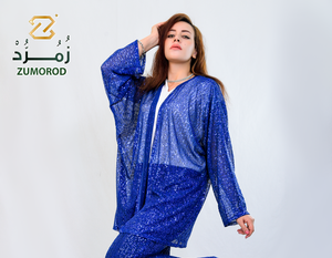 elegant soiree sequin lined poncho